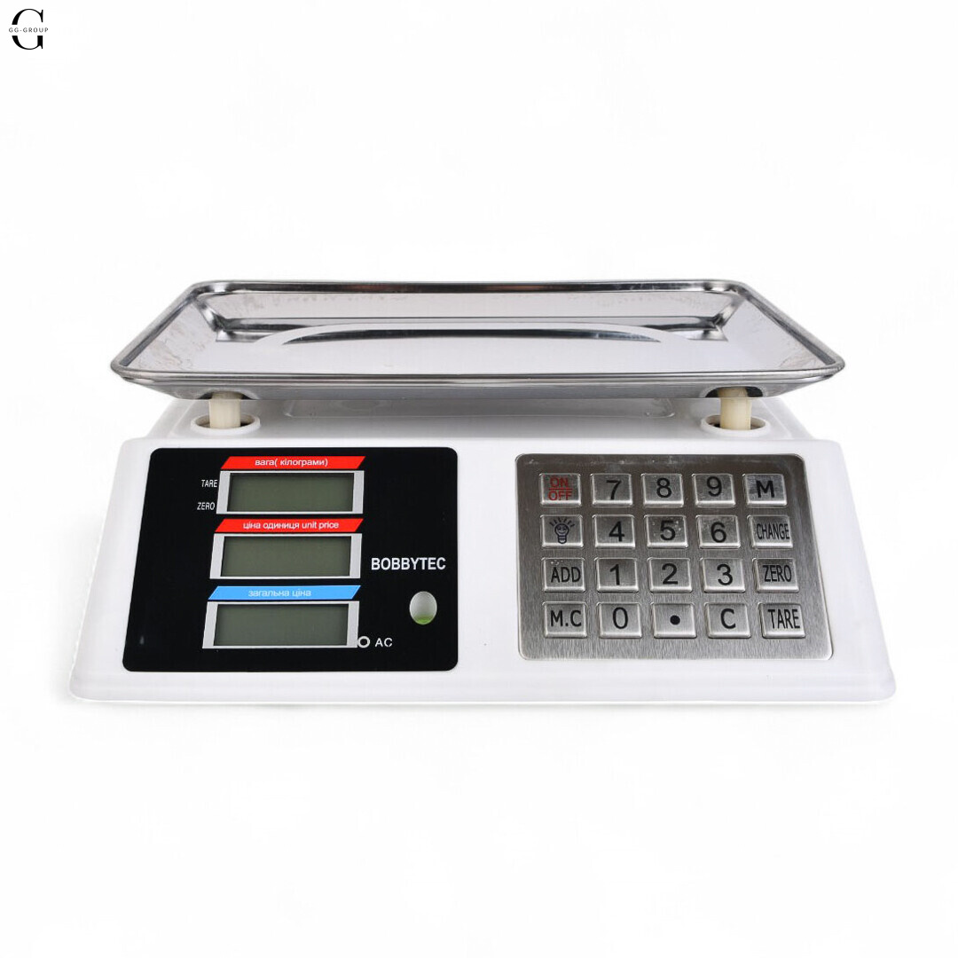 Электронные весы Bobbytec BX-20, 50 кг, 2 г, двухсторонний дисплей, аккумулятор